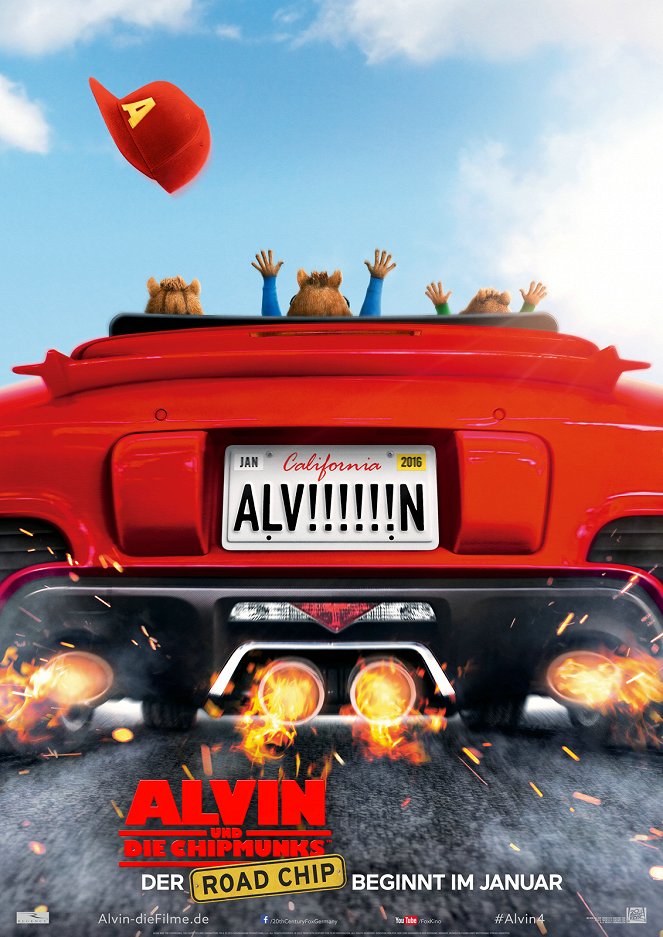 Alvin und die Chipmunks: Road Chip - Plakate