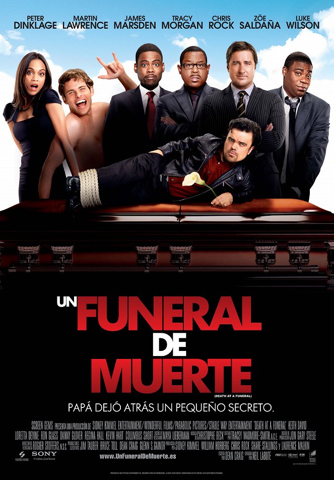 Un funeral de muerte - Carteles