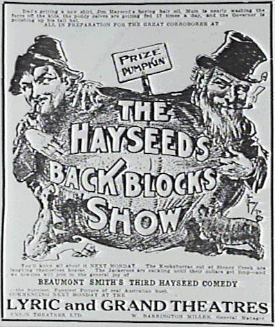The Hayseeds' Backblocks Show - Plagáty