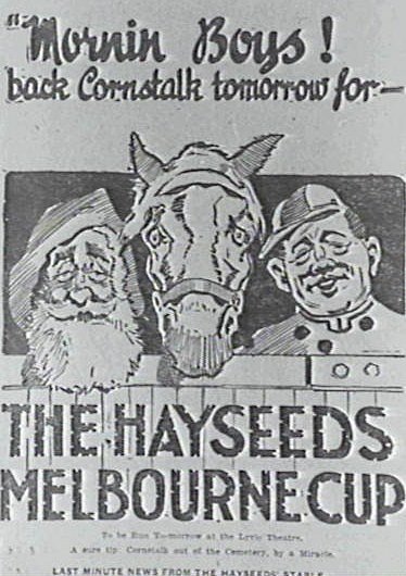 The Hayseeds' Melbourne Cup - Cartazes