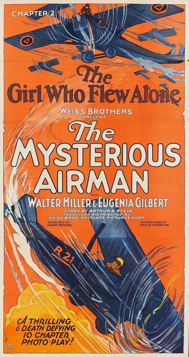 The Mysterious Airman - Plakaty
