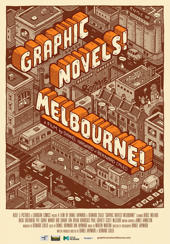 Graphic Novels! Melbourne! - Carteles
