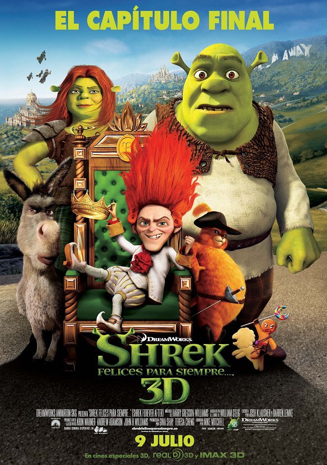 Shrek: Felices para siempre - Carteles