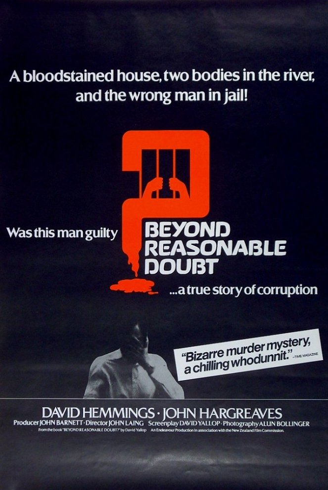 Beyond Reasonable Doubt - Plakate