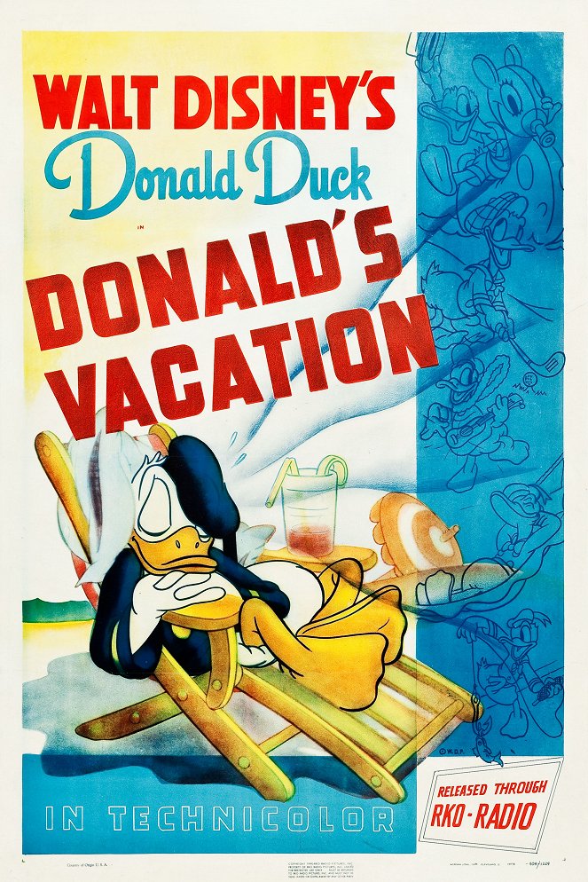 Donald's Vacation - Plakate