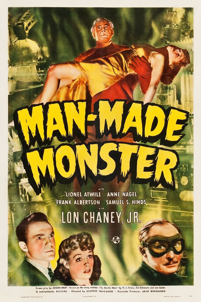 Man Made Monster - Plakate