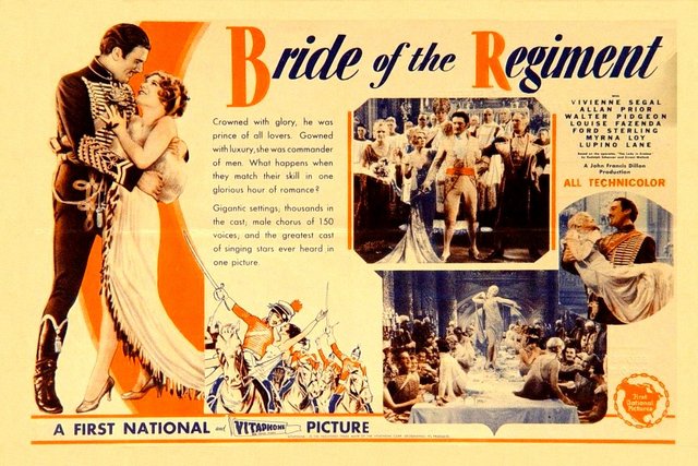 Bride of the Regiment - Affiches