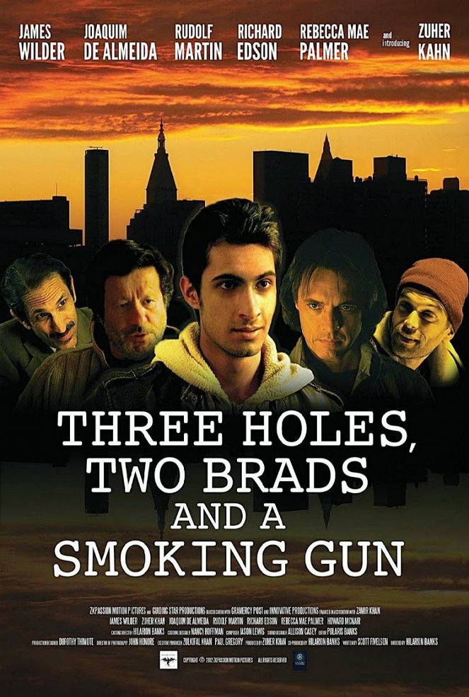 Three Holes, Two Brads, and a Smoking Gun - Affiches