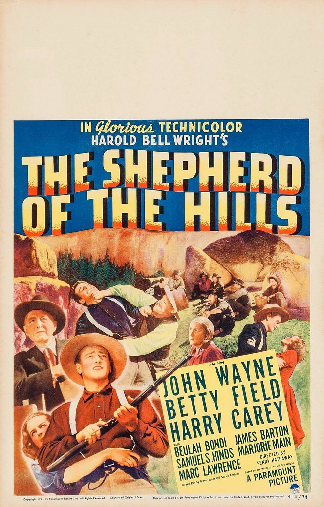 The Shepherd of the Hills - Posters