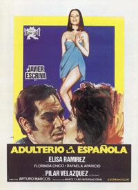 Adulterio a la española - Plakaty