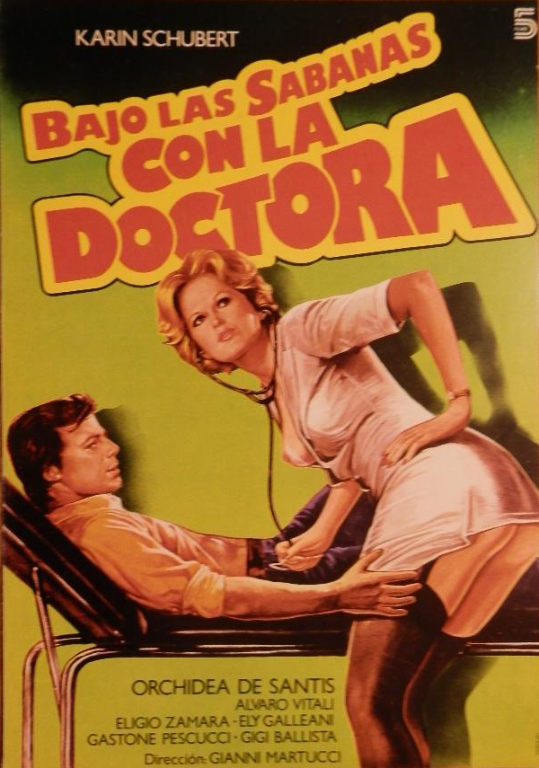 Bajo las sábanas con la doctora - Carteles