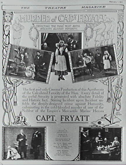 The Murder of Captain Fryatt - Plagáty