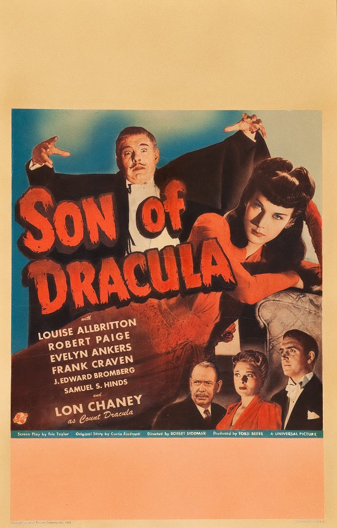 De zoon van Dracula - Posters
