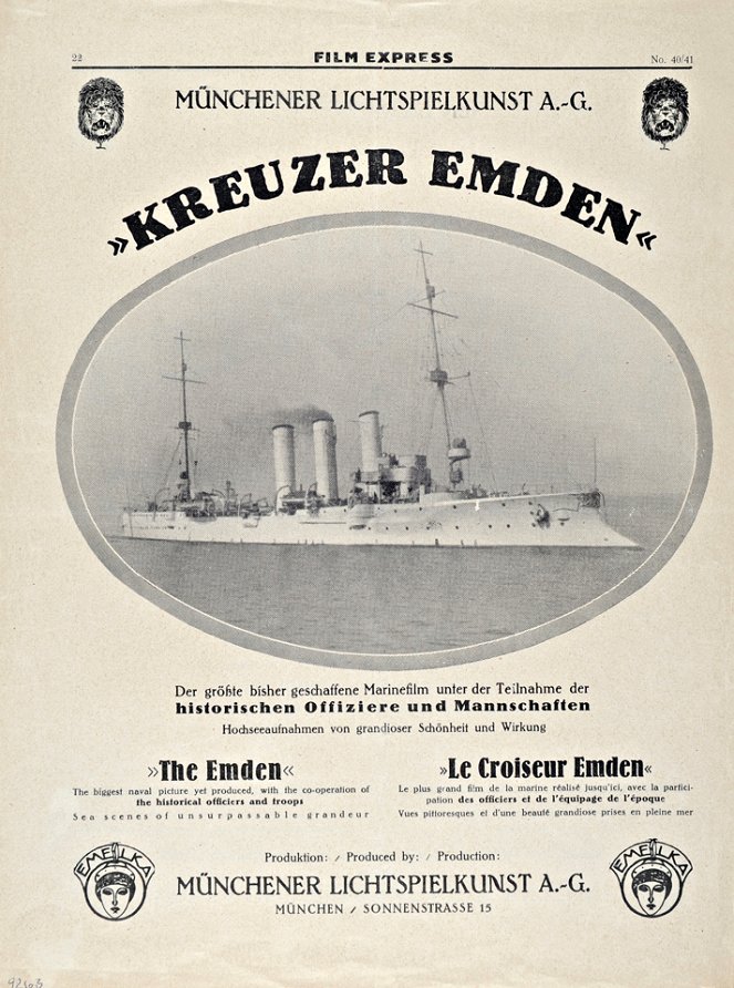 Kreuzer Emden - Plakaty