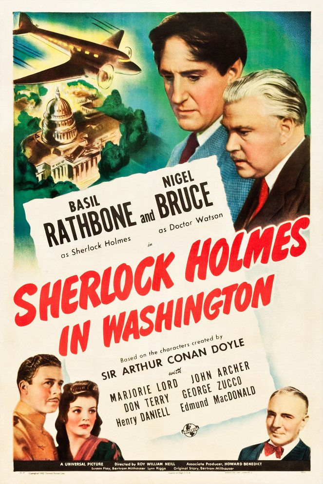 Sherlock Holmes in Washington - Cartazes