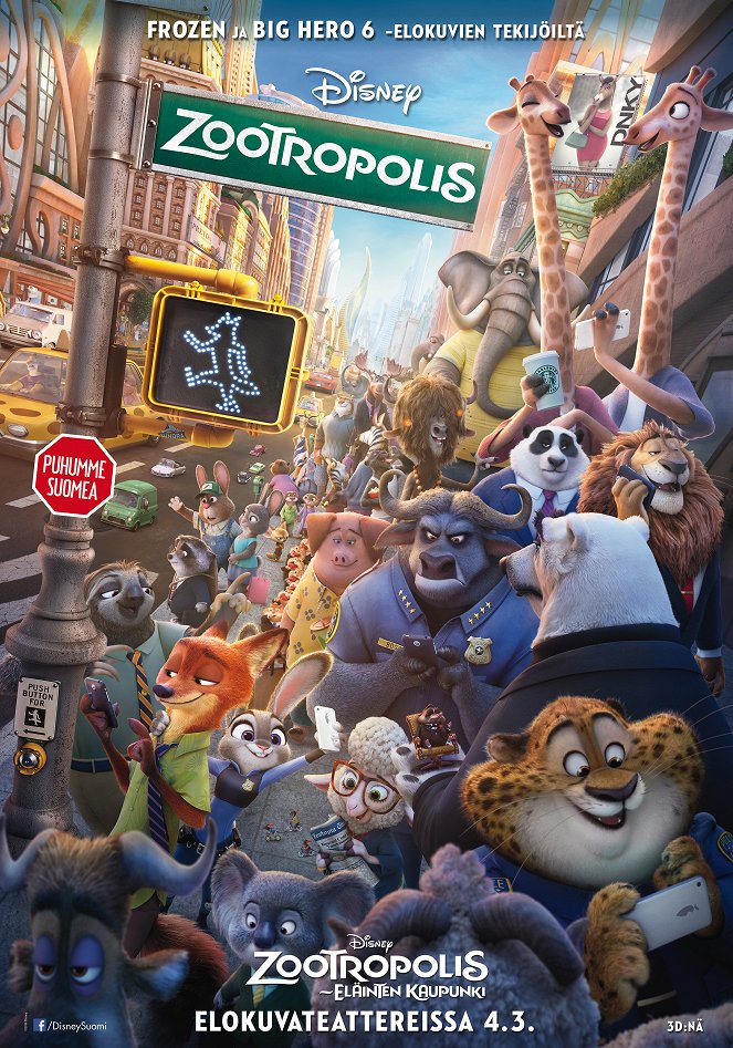 Zootropolis - Eläinten kaupunki - Julisteet