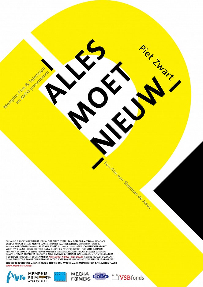 Alles Moet Nieuw - Piet Zwart - Plagáty