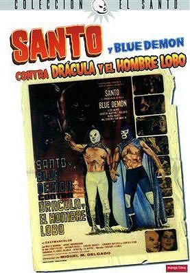 El Santo a Blue Demon proti Drákulovi a vlkodlakovi - Plagáty