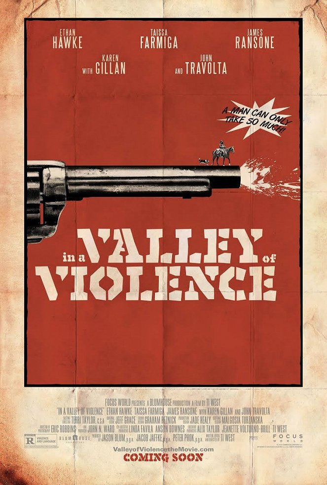In a Valley of Violence - Plakátok
