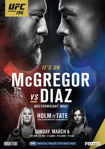 UFC 196: McGregor vs. Diaz - Plakaty