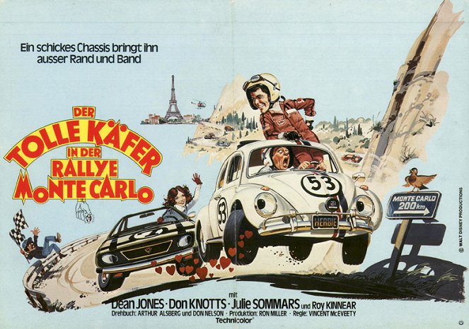 Ein Toller Käfer in der Rallye Monte Carlo - Plakate