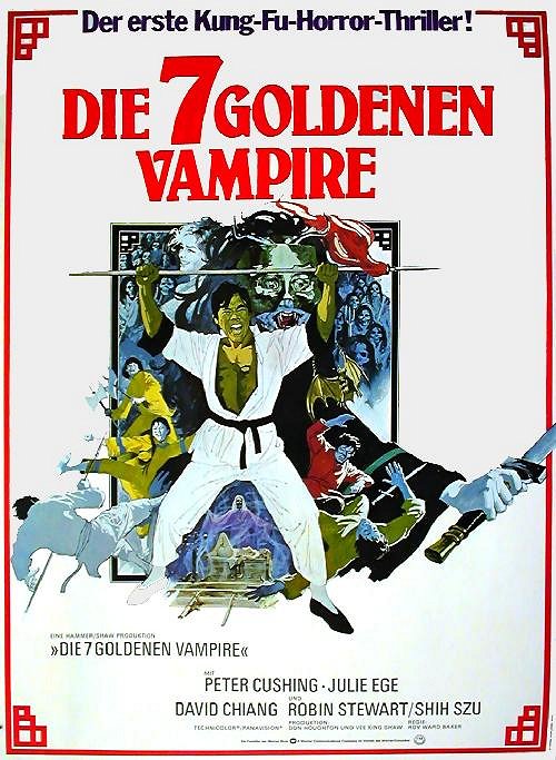 Die 7 goldenen Vampire - Plakate