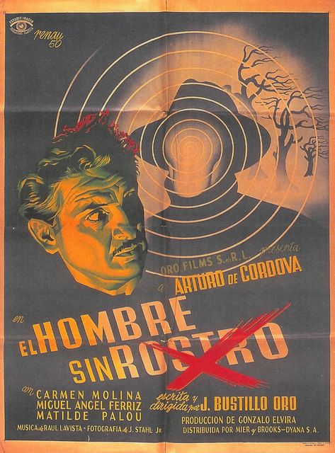 El hombre sin rostro - Plakate