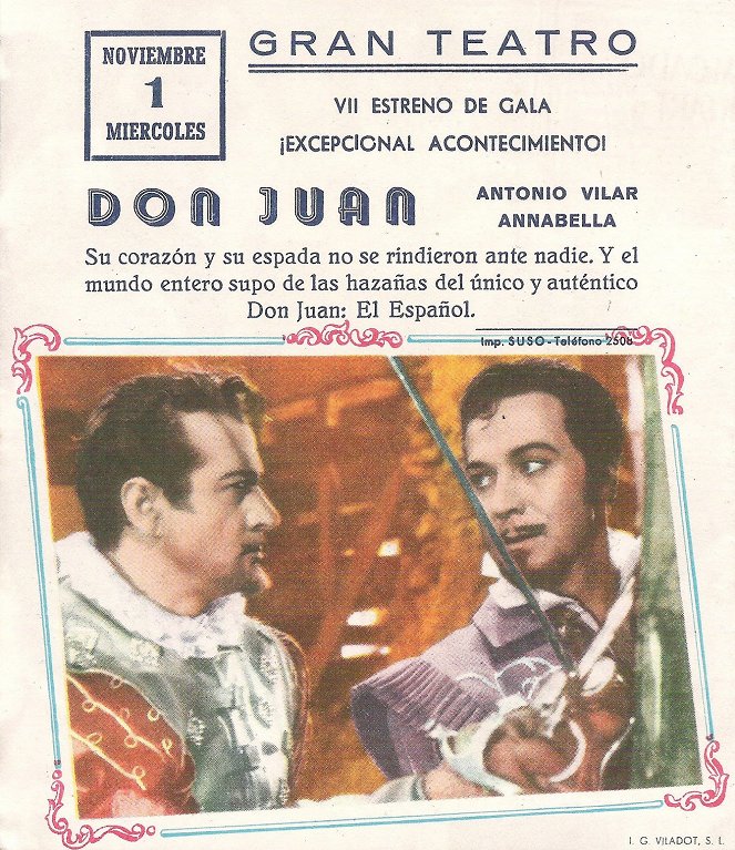 Don Juan - Plakaty