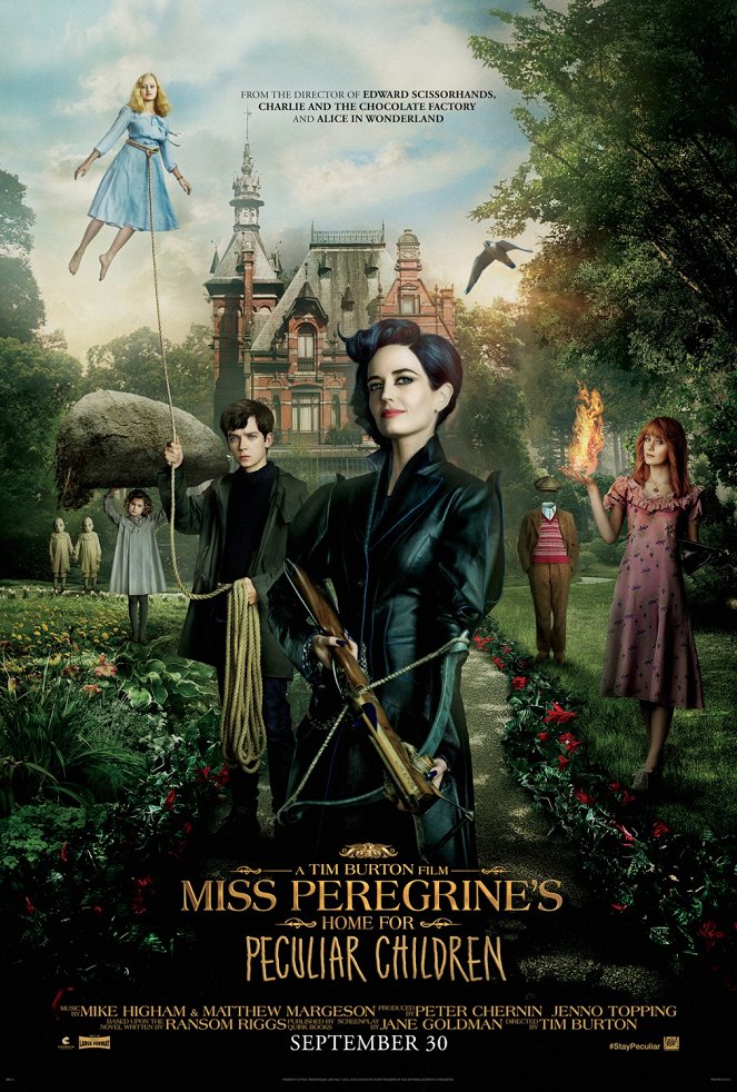 El hogar de Miss Peregrine para niños peculiares - Carteles