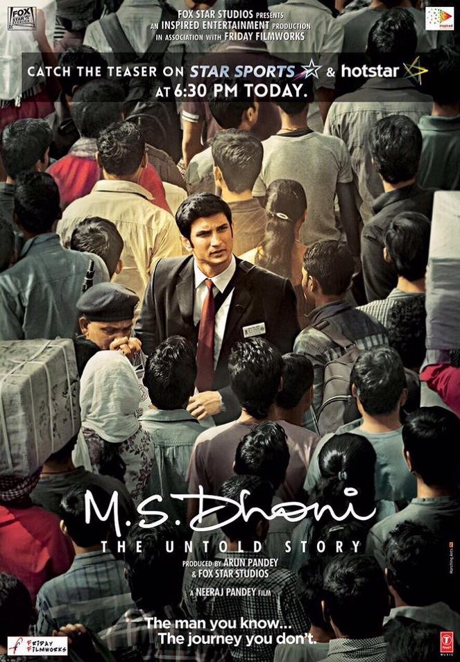 M.S. Dhoni: The Untold Story - Carteles