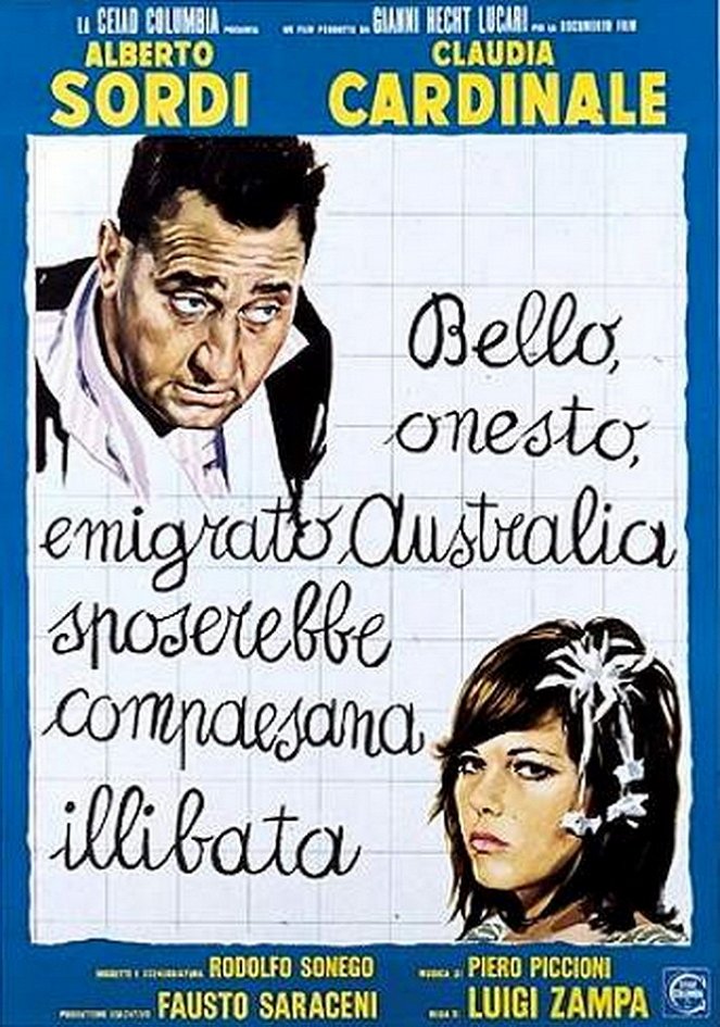 Hezký, charakterní Ital v Austrálii hledá krajanku za účelem sňatku - Plakáty