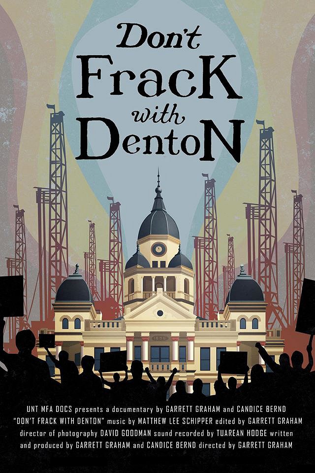 Don't Frack with Denton - Plakátok