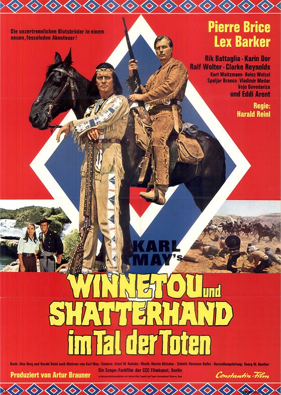 Winnetou und Shatterhand im Tal der Toten - Julisteet