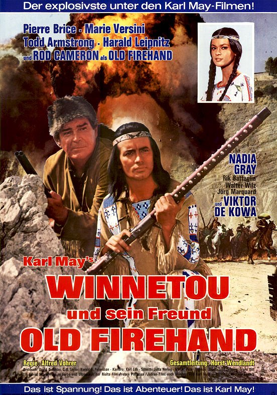 Winnetou und sein Freund Old Firehand - Plakaty