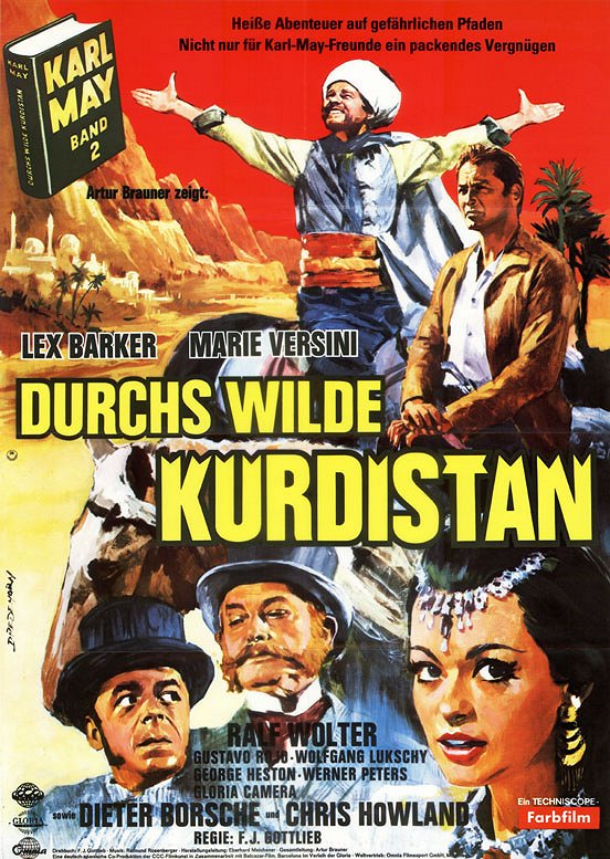 Cez divoký Kurdistan - Plagáty