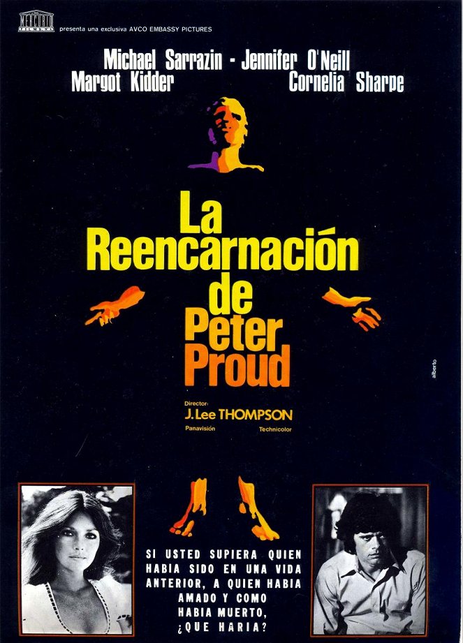 La reencarnación de Peter Proud - Carteles