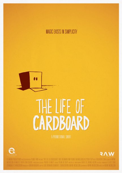 The Life of Cardboard - Cartazes