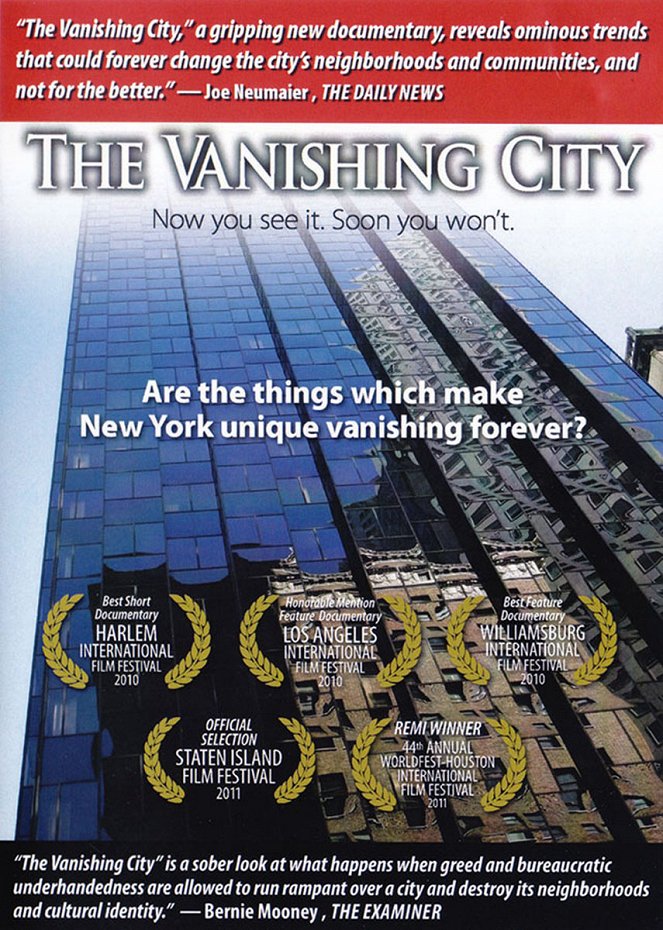 The Vanishing City - Plagáty