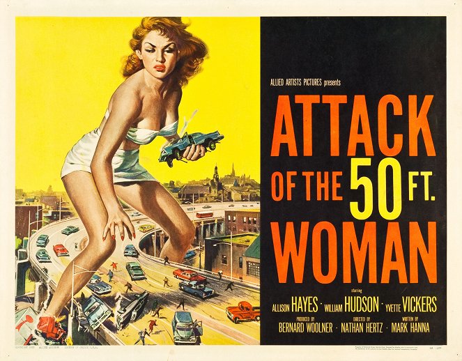 El ataque de la mujer de 50 pies - Carteles