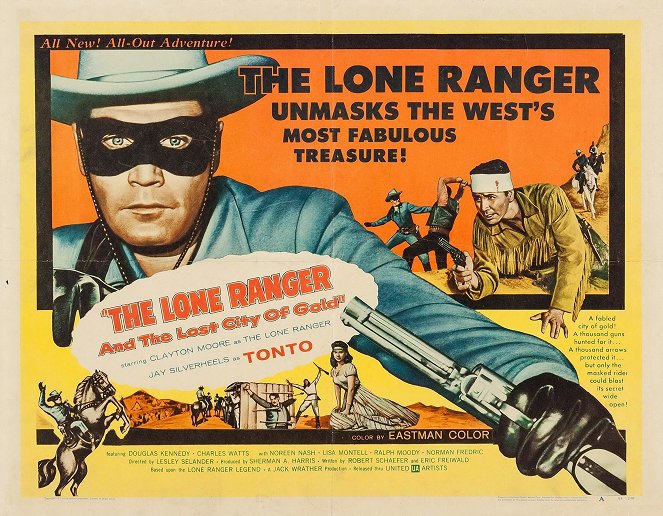 The Lone Ranger and the Lost City of Gold - Plakátok