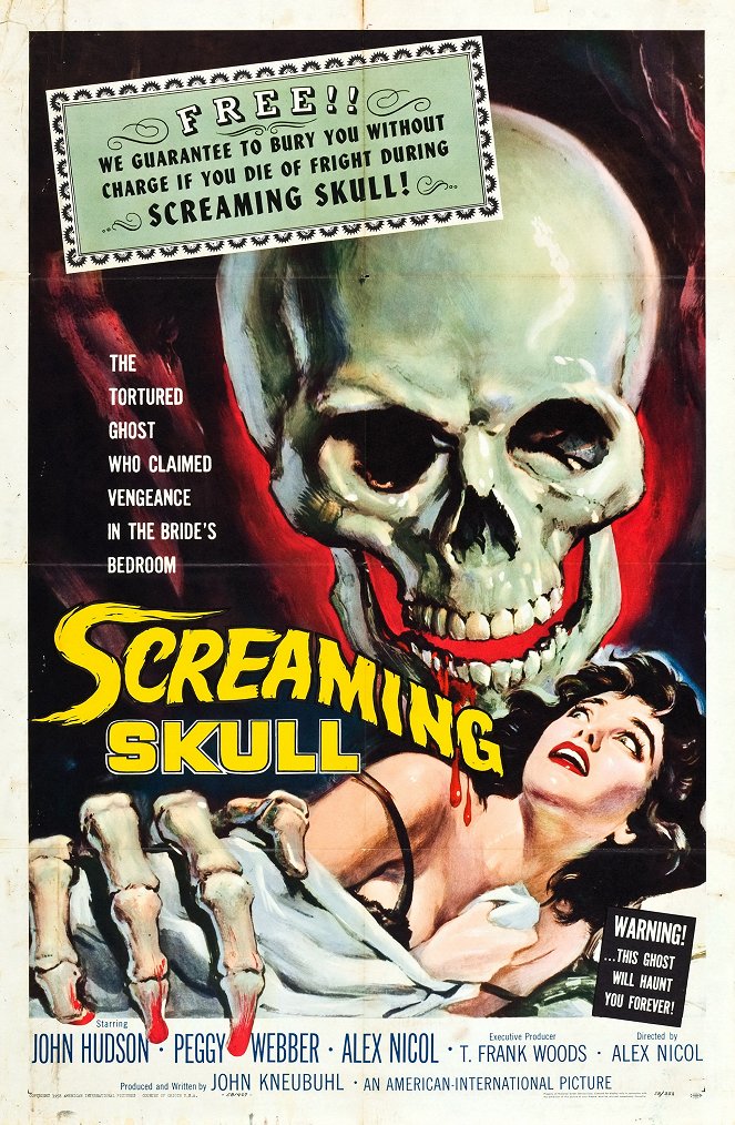 Screaming Skull - Cartazes
