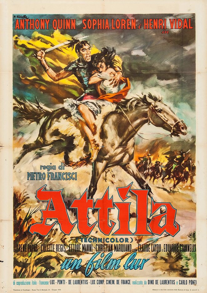 Attila, die Geißel Gottes - Plakate