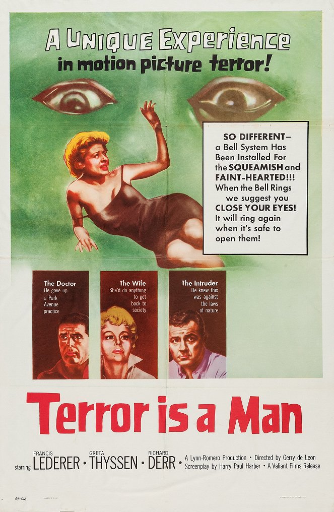 Terror Is a Man - Plakáty