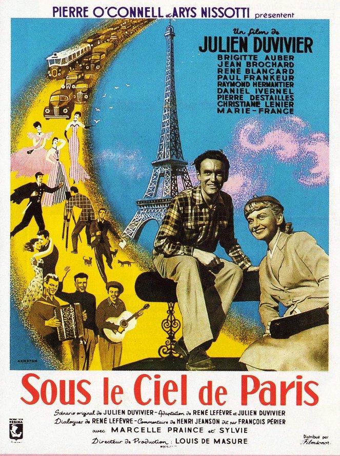 Sous le ciel de Paris - Plakáty
