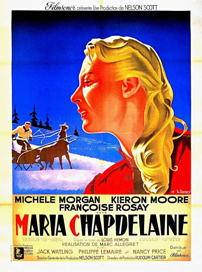 Maria Chapdelaine - Plakátok