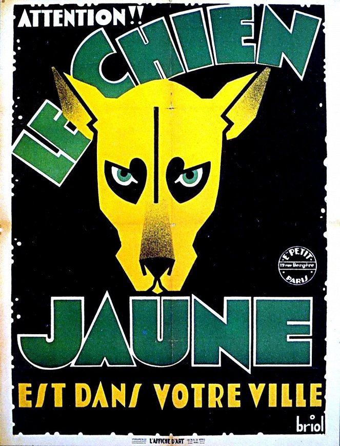 Le Chien jaune - Cartazes