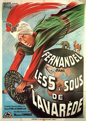 Les Cinq Sous de Lavarède - Posters