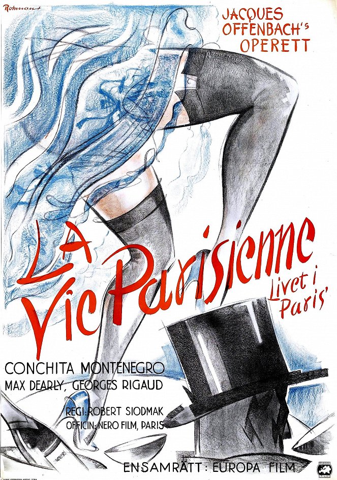 La Vie parisienne - Plakátok
