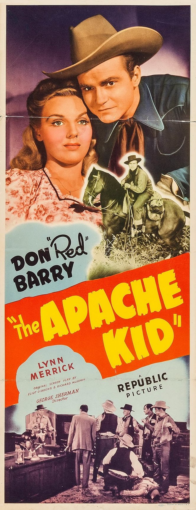 The Apache Kid - Affiches