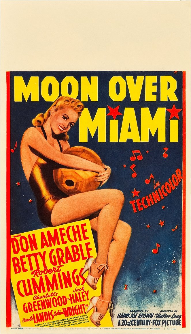 Moon Over Miami - Affiches